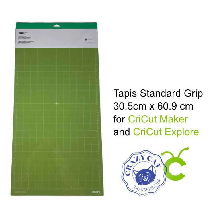 Tapis Standard Grip pour Cricut 30.5cm x 60.9 cm