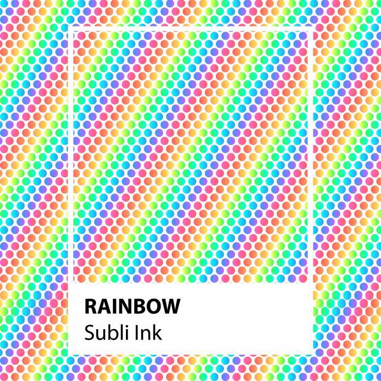 Papier transfert pour sublimation : Rainbow